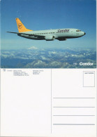 Ansichtskarte  Condor Boeing 737-300 Flugzeug Motiv-AK 1990 - 1946-....: Modern Tijdperk