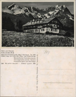 Ansichtskarte Garmisch-Partenkirchen Hotel Und Pension Hausberg 1940 - Garmisch-Partenkirchen