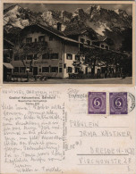 Ansichtskarte Garmisch-Partenkirchen Gasthof Kainzenfranz 1949 - Garmisch-Partenkirchen