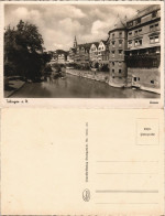 Ansichtskarte Tübingen Flußpartie 1930 - Tuebingen