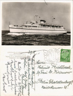 Ansichtskarte  Bundesbahn-Hochsee-Fährschiff "Deutschland" S 1961 - Veerboten