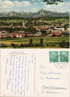 Ansichtskarte Kaufbeuren Panorama Mit Allgäuer- Und Tiroler Hochgebirge 1959 - Kaufbeuren