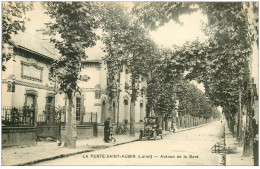 45 LA FERTE-SAINT-AUBIN. Tacot Avenue De La Gare 1924 - La Ferte Saint Aubin