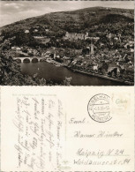 Ansichtskarte Heidelberg Blick Vom Philosophenweg 1955 - Heidelberg