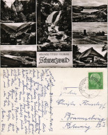 Schwarzwald (Mittelgebirge) Höllental Feldberg Titisee Mehrbild-AK 1957 - Other & Unclassified