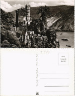 Ansichtskarte Bingen Am Rhein Burg Schloss Rheinstein Im Rheintal 1960 - Bingen
