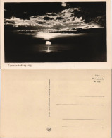 Ansichtskarte  Stimmungsbild Natur, Meer Sonnenuntergang 1930 - Zonder Classificatie