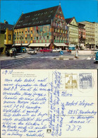 Ansichtskarte Augsburg Merkurbrunnen Und Weberhaus, Mercedes Auto 1978 - Augsburg