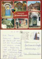 Ansichtskarte .Niedersachsen Mehrbildkarte Romantische Friesenhäuser 1989 - Autres & Non Classés