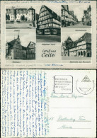 Celle Mehrbild-AK Schloss, Schuhstraße, Höppener Haus Uvm. 1959 - Celle