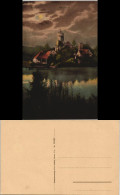 Postcard Lagow Łagów Stadt Bei Mondschein 1922 - Neumark