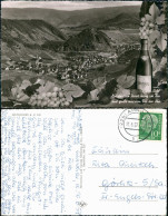 Ansichtskarte Mayschoß Panorama-Ansicht Mit Wein Trauben Illustration 1957 - Other & Unclassified