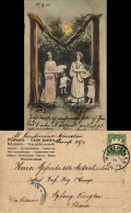 Ansichtskarte Fotokunst Frauen & Kinder 1904 Gelaufen Nach TSINGTAU KIAUTSCHOU - Ohne Zuordnung