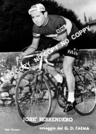 PHOTO CYCLISME REENFORCE GRAND QUALITÉ ( NO CARTE ), JOSE BERRENDERO TEAM FAEMA 1960 - Cyclisme