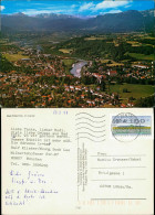 Ansichtskarte Bad Tölz Luftbild Panorama Isar Tal 1988 - Bad Toelz