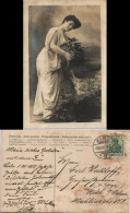 Menschen Soziales Leben Fotografie Foto Frau In Gewand 1906   Erotik - Personnages