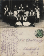 Soziales Leben Frauen Gruppenfoto Evtl. Sanatorium In Rodewisch 1910 Privatfoto - Personen