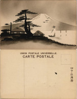 Postcard Japan Fujiyama (Japan) - Häuser, Landschaft - Nippon 1911 - Other & Unclassified
