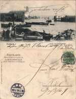 Ansichtskarte Hamburg Hafen Und Quaispeicher 1905/1904 - Sonstige & Ohne Zuordnung