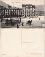Cartoline Como Piazza Cavour 1910 - Andere & Zonder Classificatie