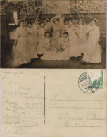 Feine Damen Jungesellinen Frauen - Saal 1911 Privatfoto Gel. Stempel Hildesheim - Personen