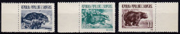 AL24B – ALBANIA – 1961 – WILD ANIMALS – Y&T # 549/51 MNH 45 € - Albanien