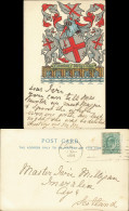 Postcard London Heraldik-Karte Wappen - Silber 1904 - Autres & Non Classés