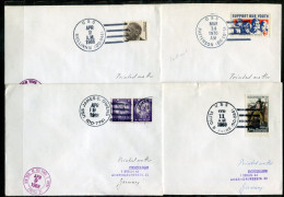 USA Schiffspost, Navire, Paquebot, Ship Letter, USS James C. Owens, Mullinix, Floyd B. Parks, Patterson - Marcofilia