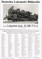 Dampflokomotive Eisenbahn Lokporträt Sächs. XI (BR 57.0-2) 2005 - Treni