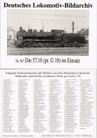 Ansichtskarte  Dampflokomotive Eisenbahn Die 57.10 (pr. G 10) Im Einsatz 1995 - Treni