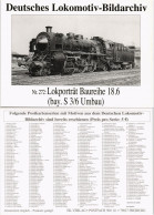 Ansichtskarte  Dampflokomotive Eisenbahn Lokporträt Baureihe 18.6 1995 - Treni