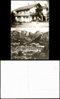 Oberstdorf (Allgäu) 2-Bild-Karte Haus Plattnrbichl Und Panorama 1960 - Oberstdorf