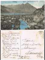 Ansichtskarte Unterseen (Bz Interlaken-Oberhasli) Blick Auf Die Stadt 1915 - Otros & Sin Clasificación