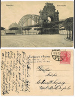 Ansichtskarte Düsseldorf Rheinbrücke 1921 - Düsseldorf