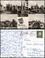 Marburg An Der Lahn Mehrbild-AK Mit Schloß, Universität, Marktplatz Uvm. 1959 - Marburg