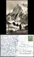 Ansichtskarte Mittenwald Panorama-Ansicht Häuser Gegen Karwendel 1959 - Mittenwald