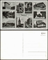 Ansichtskarte Bochum Sparkasse, Rathaus, Park, Fabrik 1953 - Bochum