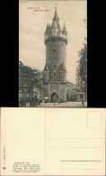 Ansichtskarte Innenstadt-Frankfurt Am Main Eschenheimer Turm, Belebt 1912 - Frankfurt A. Main