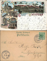 Ansichtskarte Litho AK Walldürn Gruss Aus... Stadt, Kirche 1898 - Other & Unclassified