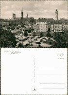 Ansichtskarte München Viktualienmarkt Aus Der Vogelschau-Perspektive 1950 - Muenchen