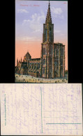 CPA Straßburg Strasbourg Münster (Gebäude-Ansicht) 1918 - Strasbourg