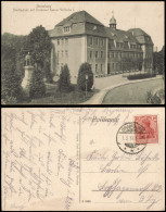 Dramburg Drawsko Pomorskie Stadtschule Mit Denkmal Kaiser Wilhelm I.Pommern 1919 - Pommern