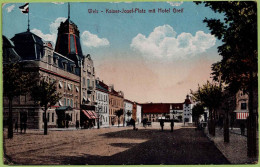 Wels. Kaiser-Josef-Platz Mit Hotel Greif. - Wels