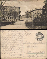 Postcard Altdamm-Stettin Dąbie Szczecin Wilhelmsplatz 1916  Gel. Feldpoststempel - Pommern