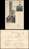 Postcard Köslin Koszalin 2 Bild Turm Und Denkmal Gollen Pommern 1901 - Pommern