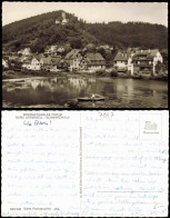 Ansichtskarte Bad Liebenzell Ruderer Auf Teich, Stadt Und Burg 1961 - Other & Unclassified