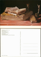 Ansichtskarte  Bücherstilleben Künstlerkarte (Gemäldegalerie Berlin) 1980 - Paintings