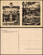 Bad Gottleuba Berggießhübel 2-Bild-Karte    Vor/nach Dem Unwetter 1927 - Bad Gottleuba-Berggiesshübel