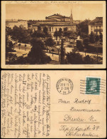 Ansichtskarte Dresden Tram Und Strassen Partie Am Hoftheater 1927 - Dresden
