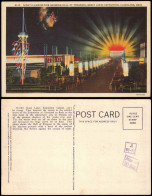 Postcard Cleveland Night Illumination Great Lakes Exposition 1932 - Other & Unclassified